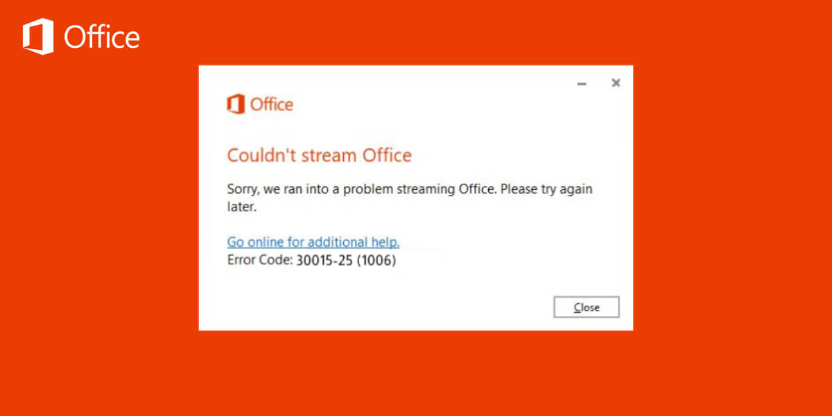 Solved] Error code 30015-25 (1006), 30015-25 (-1610612703) or 30045-25 (1)  when installing or uninstalling Office | FixitKB