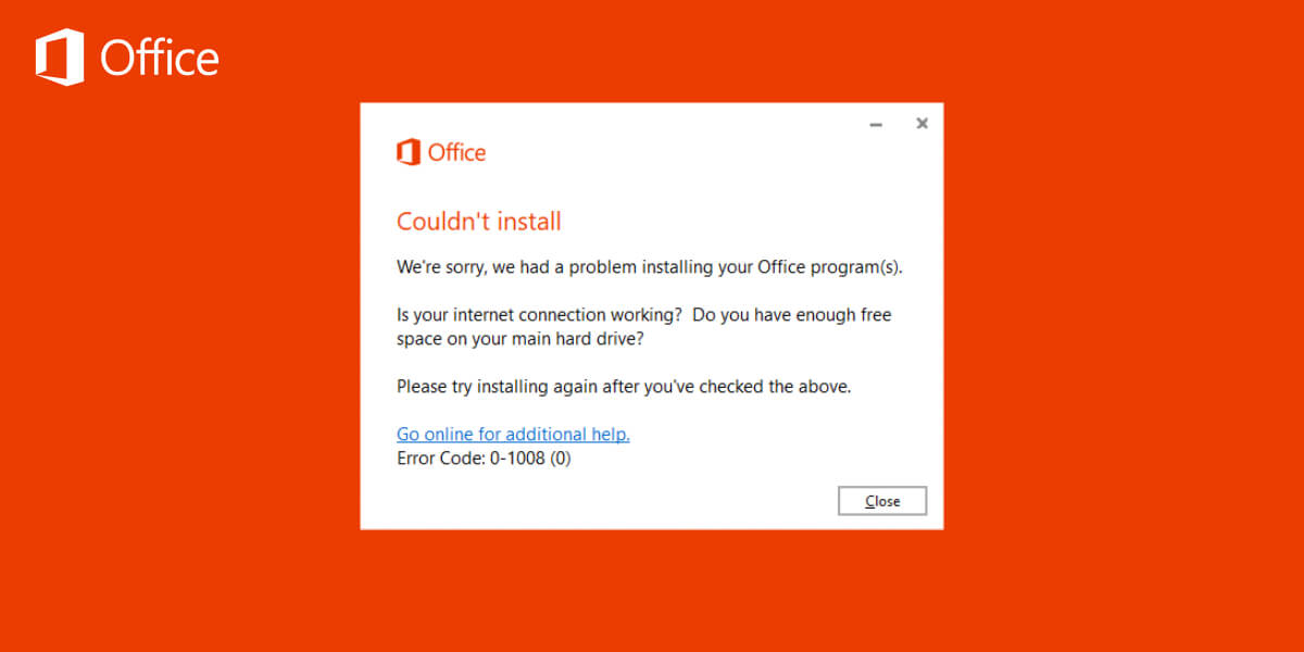 Solved Error Code 0 1008 0 0 1007 0 Or 0 1012 0 When Installing Office Fixitkb