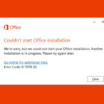 Solved] Error Code 0-1018(0) or 0-2035(0) when installing Office | FixitKB